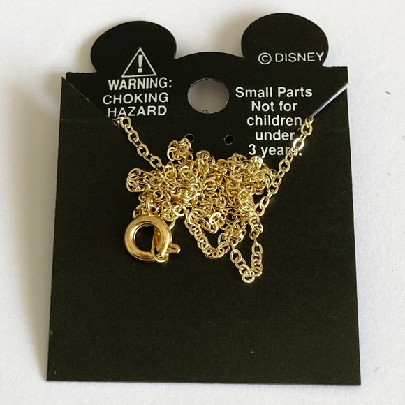 Vintage Disney Pluto Necklace 18" Fab 5 Dog Disneyana Signed Charm Gold Plated - Picture 9 of 11